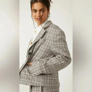 NWOT We the Free Cali Plaid Blazer